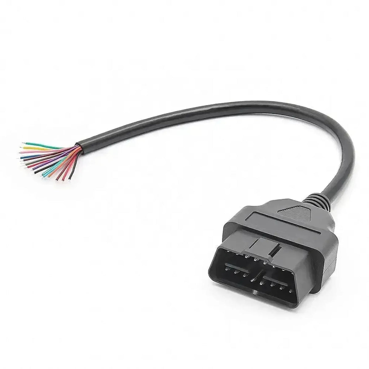 16 csapos OBD2 csatlakozó (Dugó) 16 nyitott végvezetékkel (30 cm) | Kiegészítők