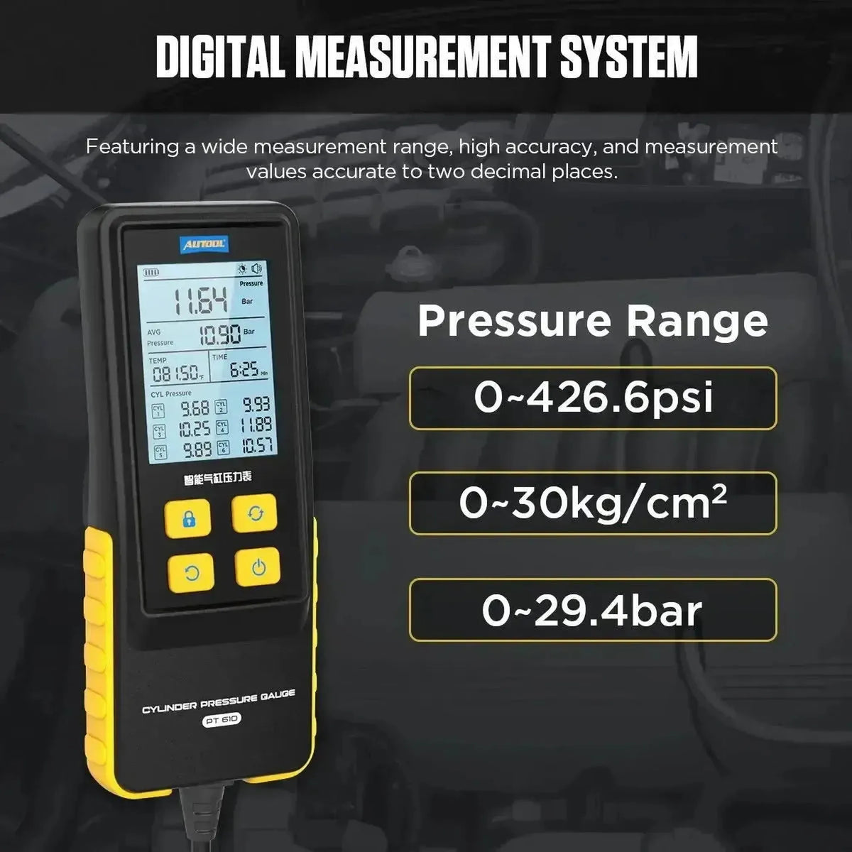 Autool PT610 | Kompressziótester