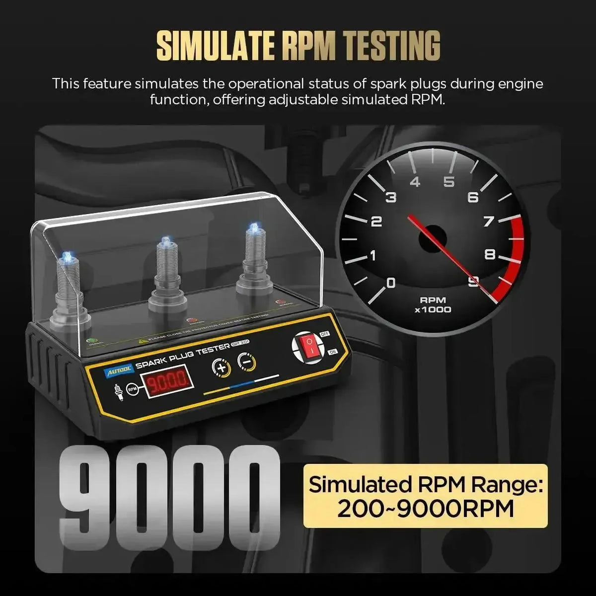 Autool SPT301 | Gyertyatester