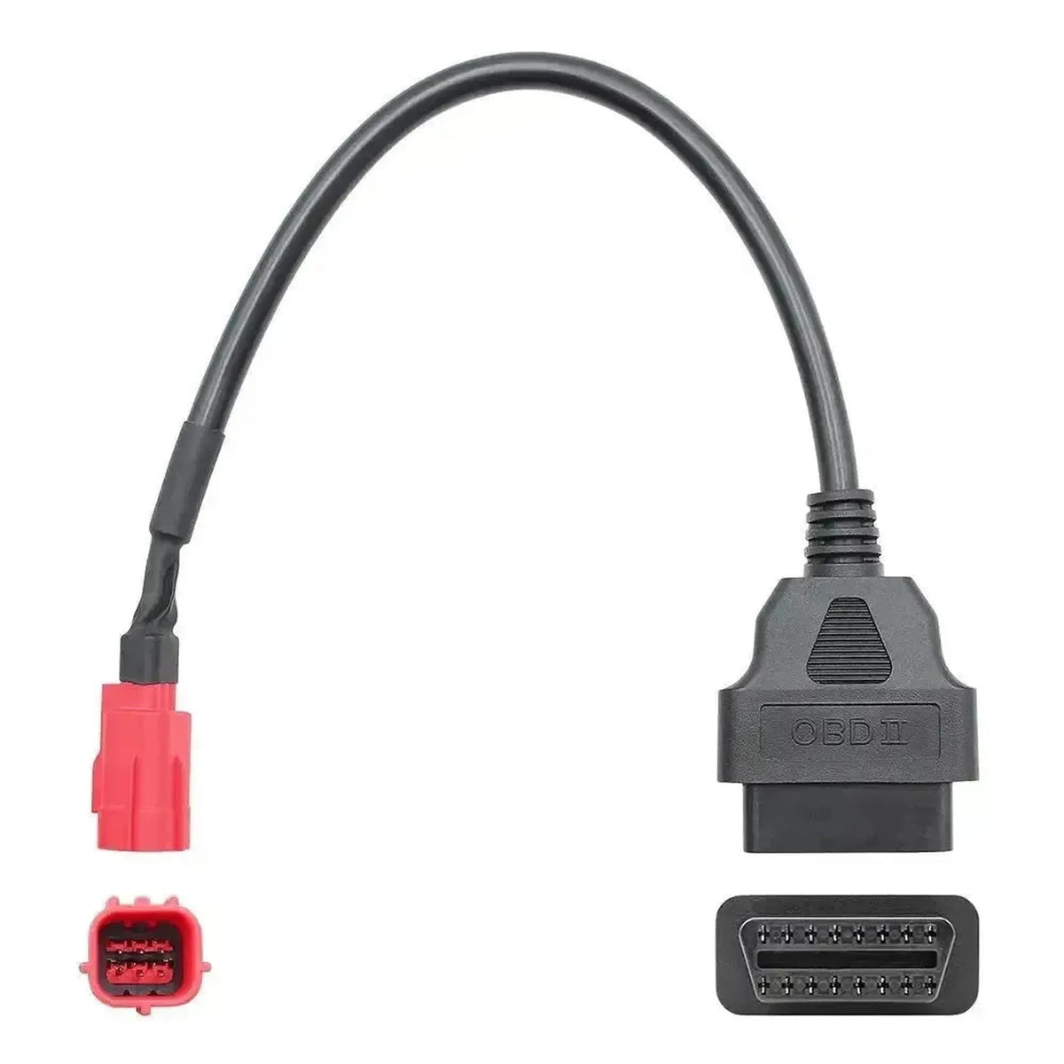 Euro-V 6 tüskés OBD – 16 tüskés OBD2 Adapter kábel | Motorkerékpár
