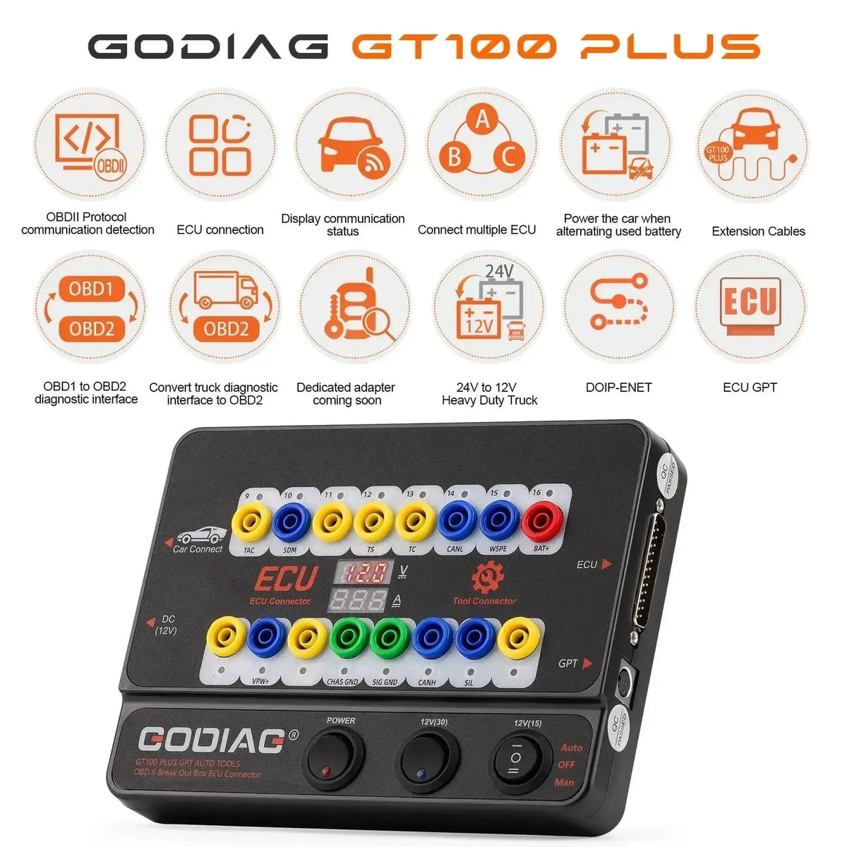 GoDiag GT100 Plus | Breakout Box | Kiegészítők
