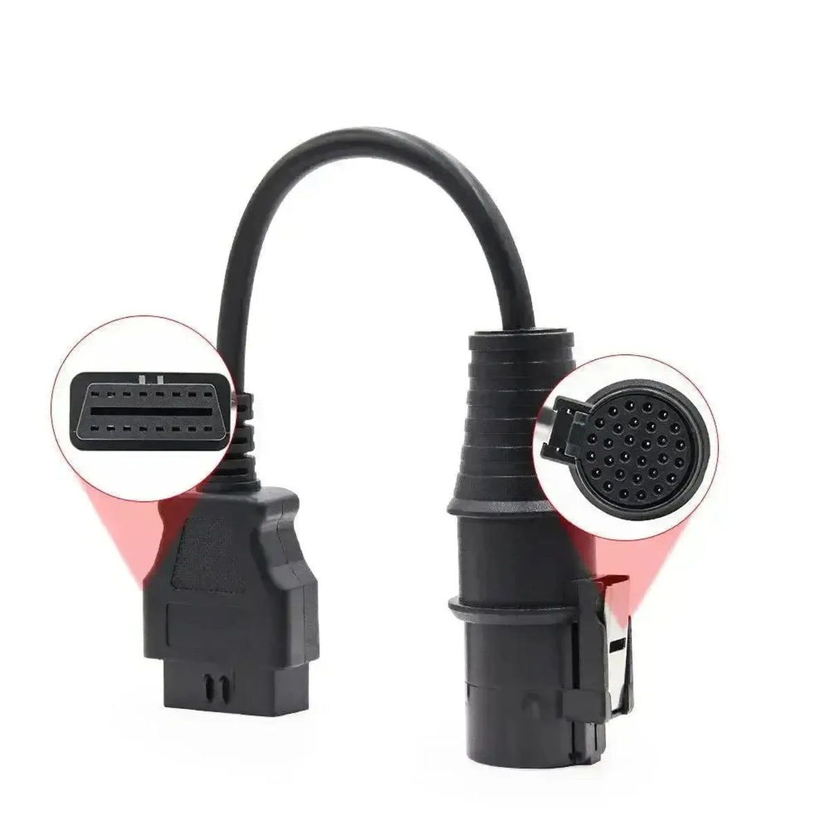 Iveco 30-tüskés OBD1 – 16-tüskés OBD2 adapter kábel | Teherautó