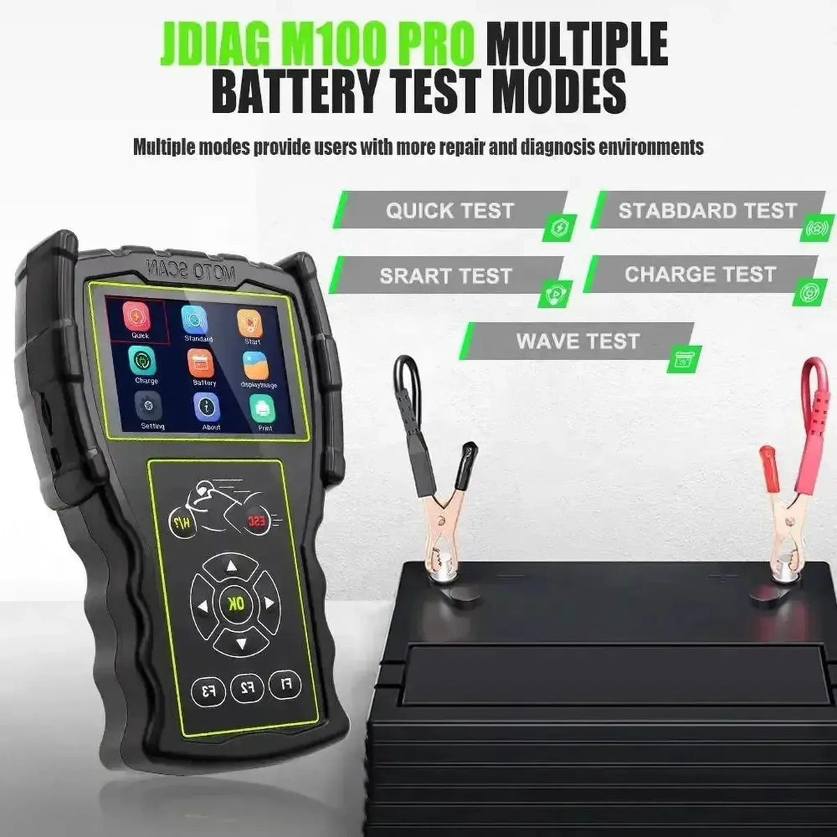 JDiag M100 Pro Full motorkerékpár diagnosztikai eszköz