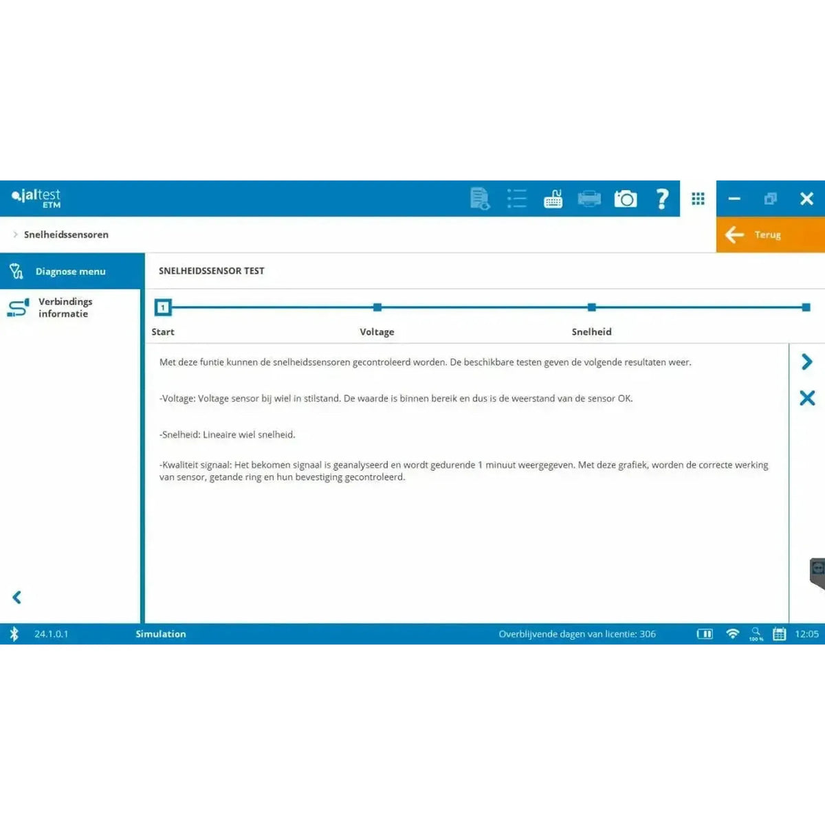 Jaltest (70001007) | ETM csatolóhálózati kábel V9 | Kiegészítők