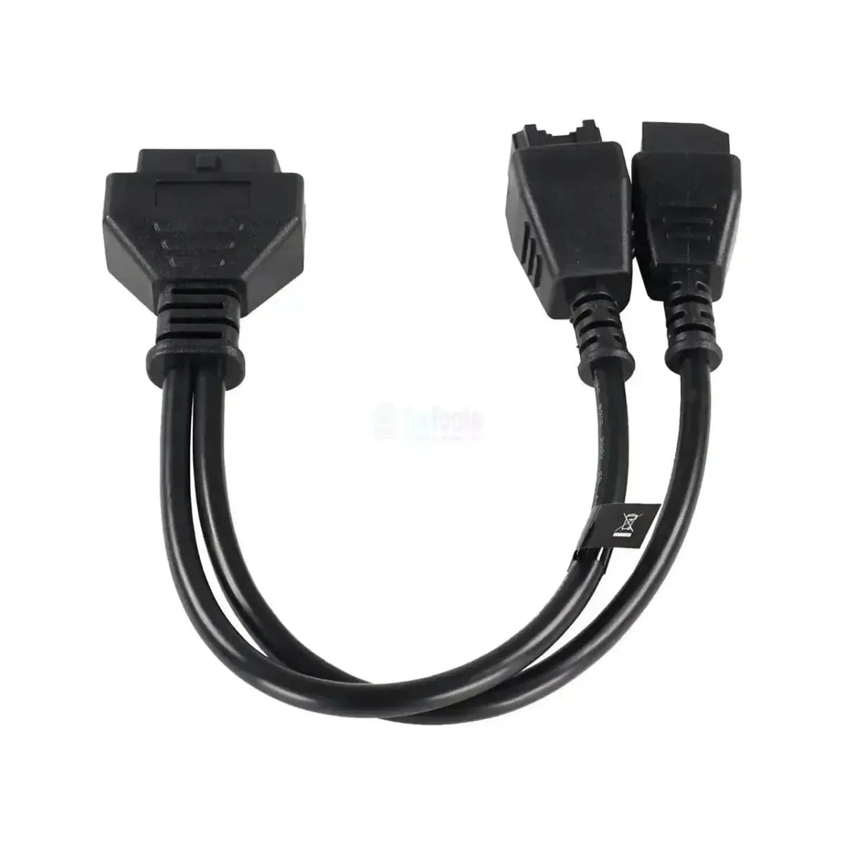 Jaltest (JDC406A) | FCA (SGW) 12+8-tűs OBD - 16-tűs OBD2 Adapter kábel | Autó