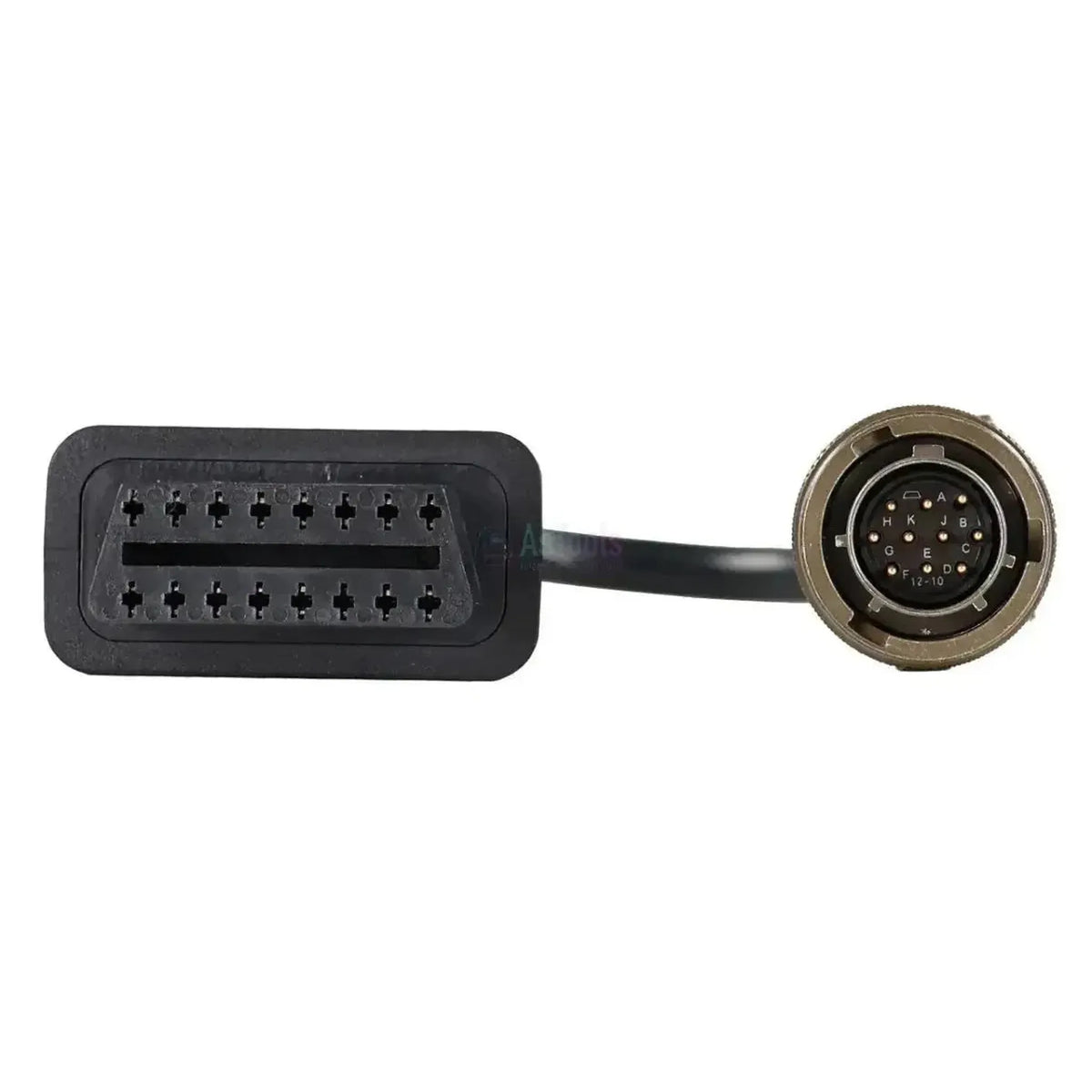 Jaltest (JDC537A) | MTU 10-tüskés OBD - 16-tüskés OBD2 adapterkábel | Égésmotor
