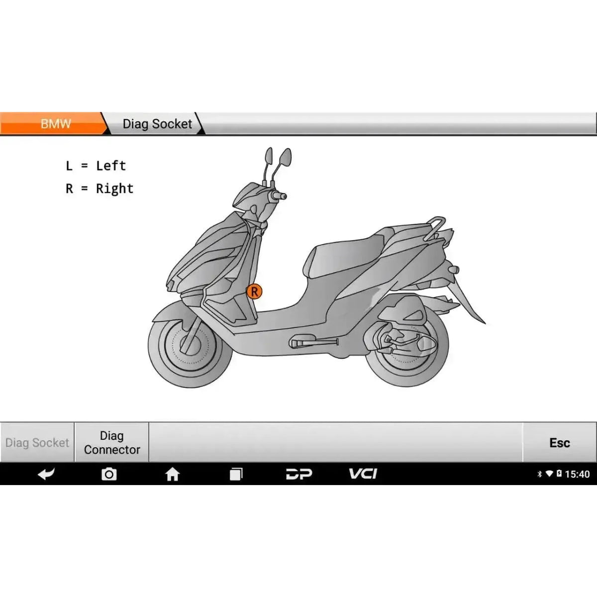 OBDSTAR IScan BMW | Diagnosztikai készülék | Motorkerékpár