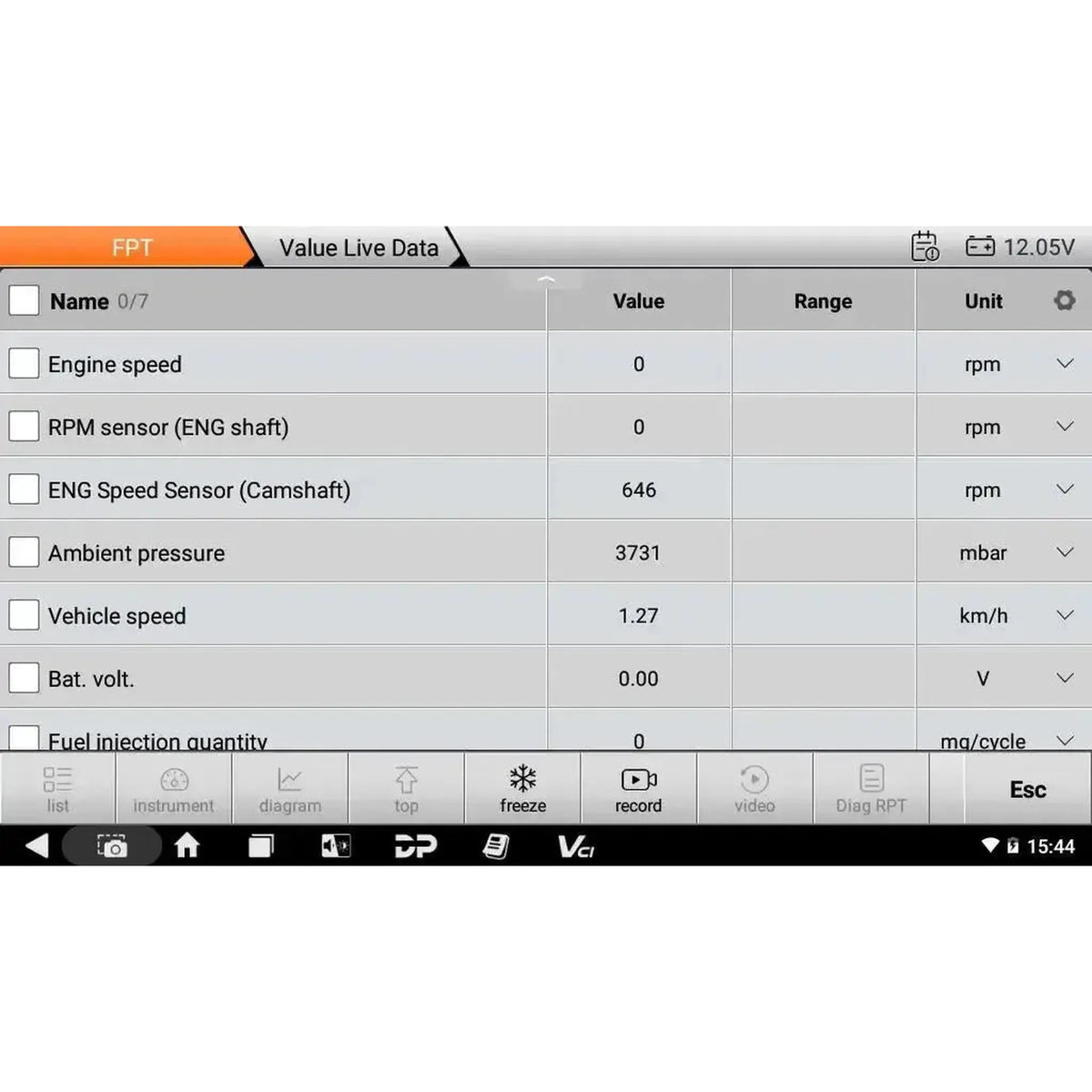 OBDSTAR IScan Pro FPT (Marine) | Diagnosztikai eszköz | Motorcsónak
