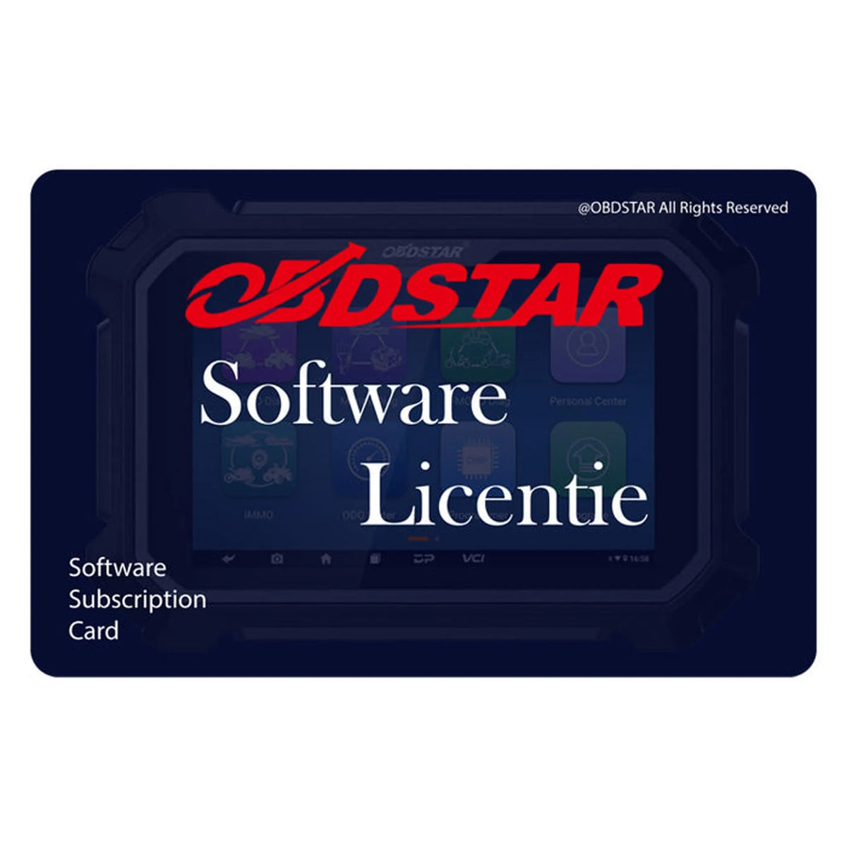 OBDSTAR KeyMaster G3 | Test Platform | Szoftver-licenc