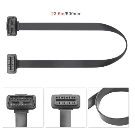 16 eres OBD2 lapos hosszabbítókábel (60 cm) | Csatlakozó