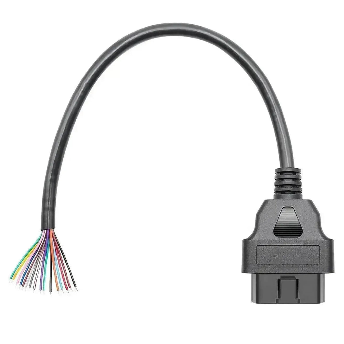 16 csapos OBD2 csatlakozó (Dugó) 16 nyitott végvezetékkel (30 cm) | Kiegészítők