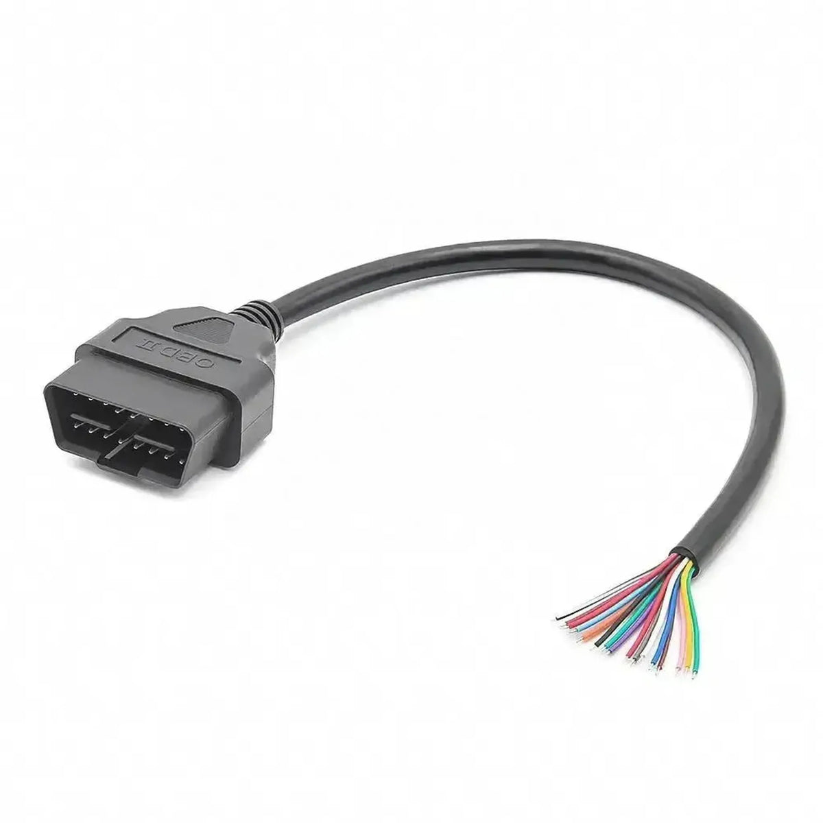 16 csapos OBD2 csatlakozó (Dugó) 16 nyitott végvezetékkel (30 cm) | Kiegészítők