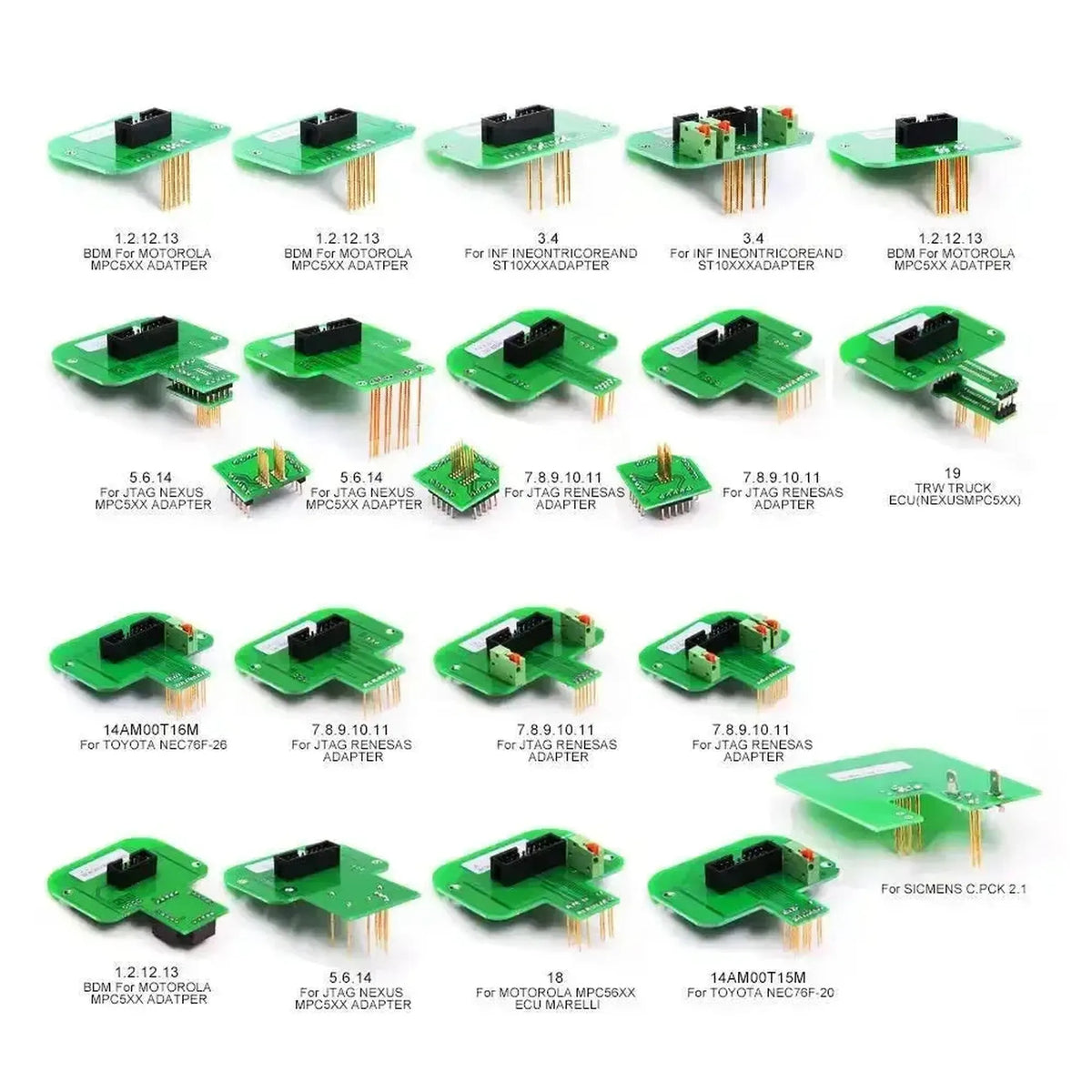 22 részes adapterkészlet az ECU programozáshoz | Kiegészítők
