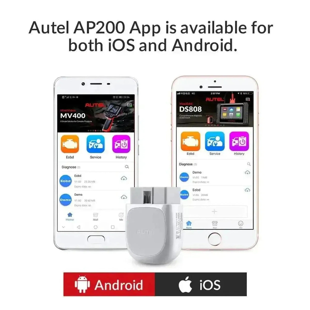 Autel MaxiAP AP200 | Diagnosztikai készülék | Autó