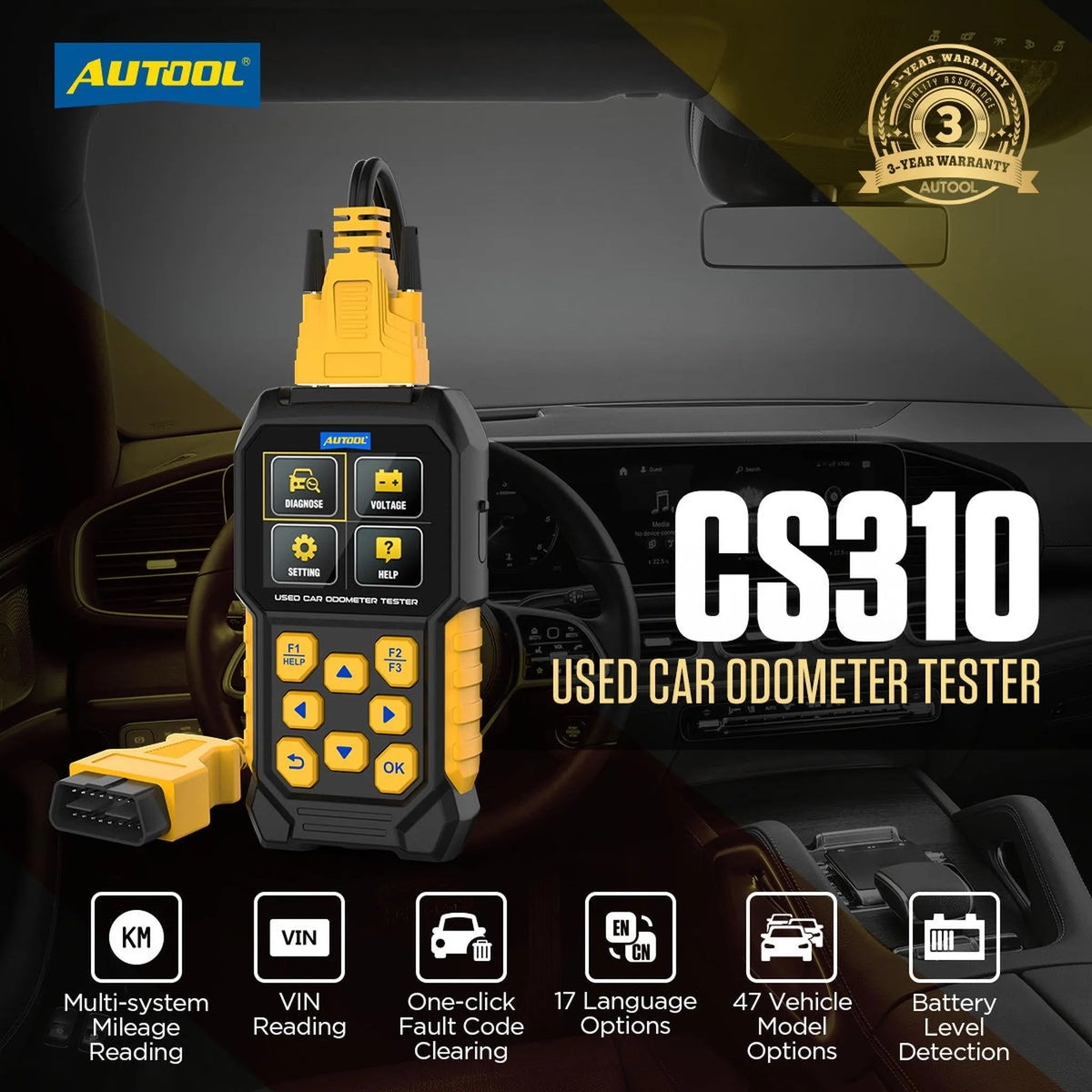 Autool CS310 | Tellerstandlezer
