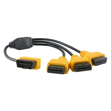 Autool (MOC262) | 16 tűs OBD2 hosszabbító és elosztó kábel 3 részes (50 cm) | Csatolófelület