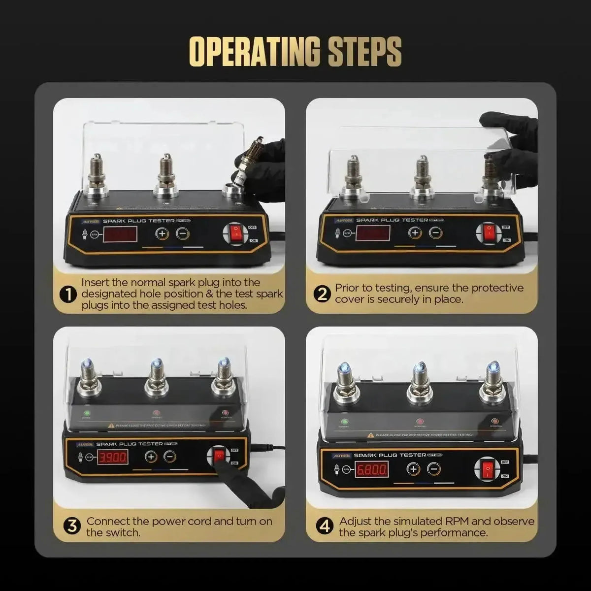 Autool SPT301 | Gyertyatester