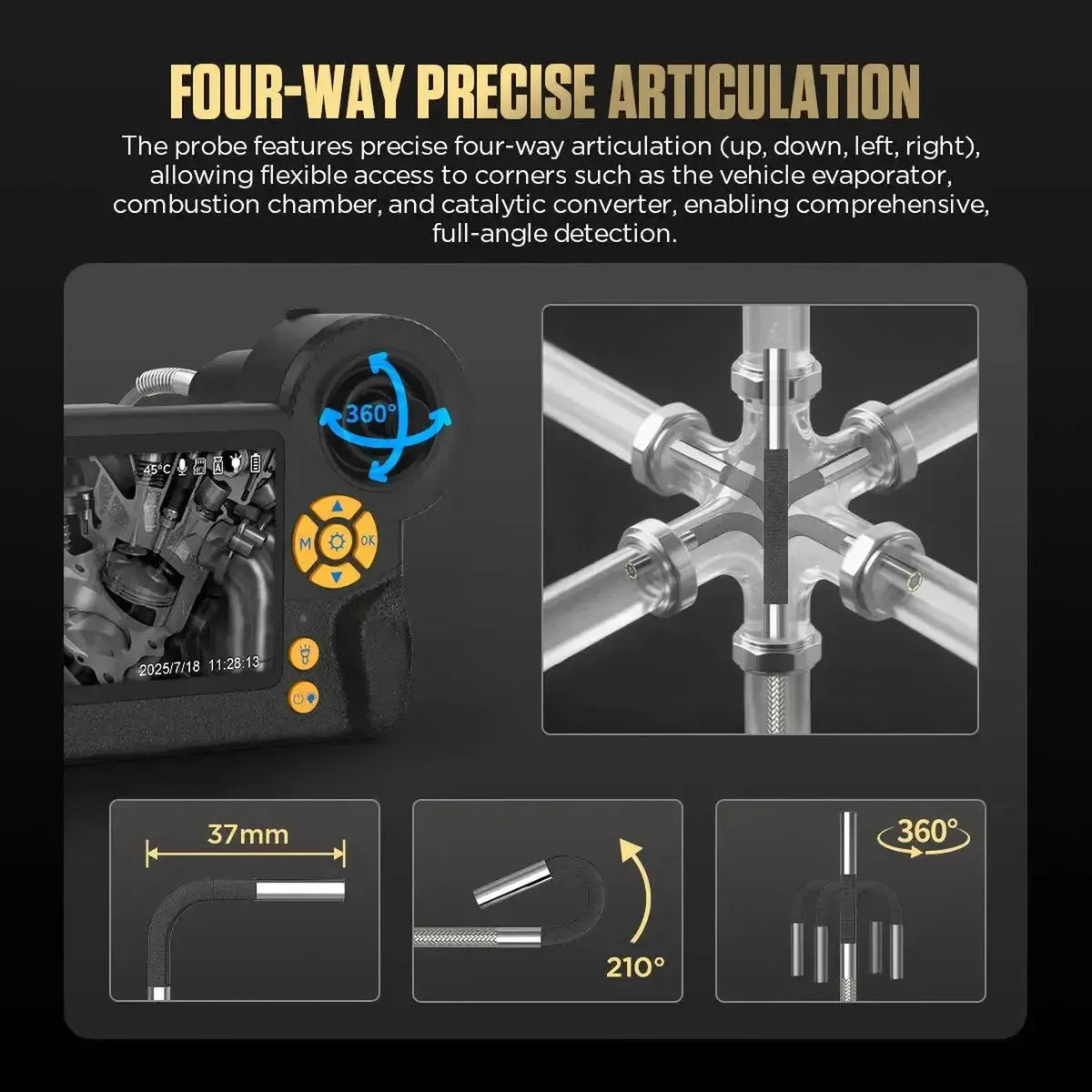 Autool SVB408 | Inspekciós kamera (3.9 mm)