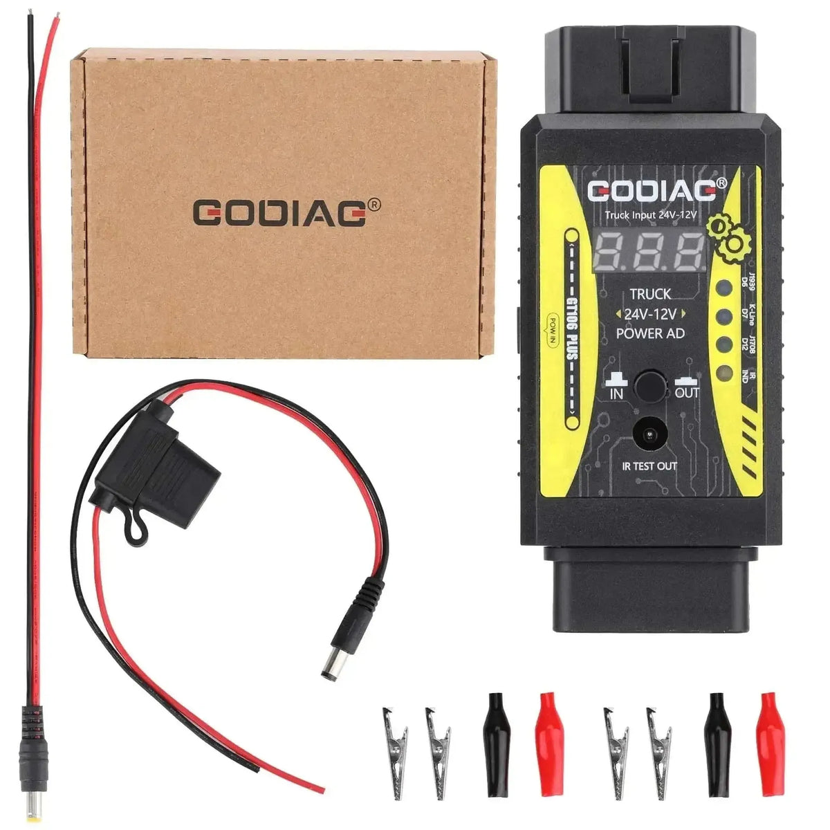 GoDiag GT106 Plus | Feszültségátalakító | Kiegészítők