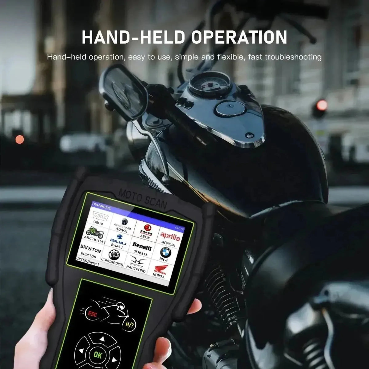 JDiag M100 Pro Full motorkerékpár diagnosztikai eszköz