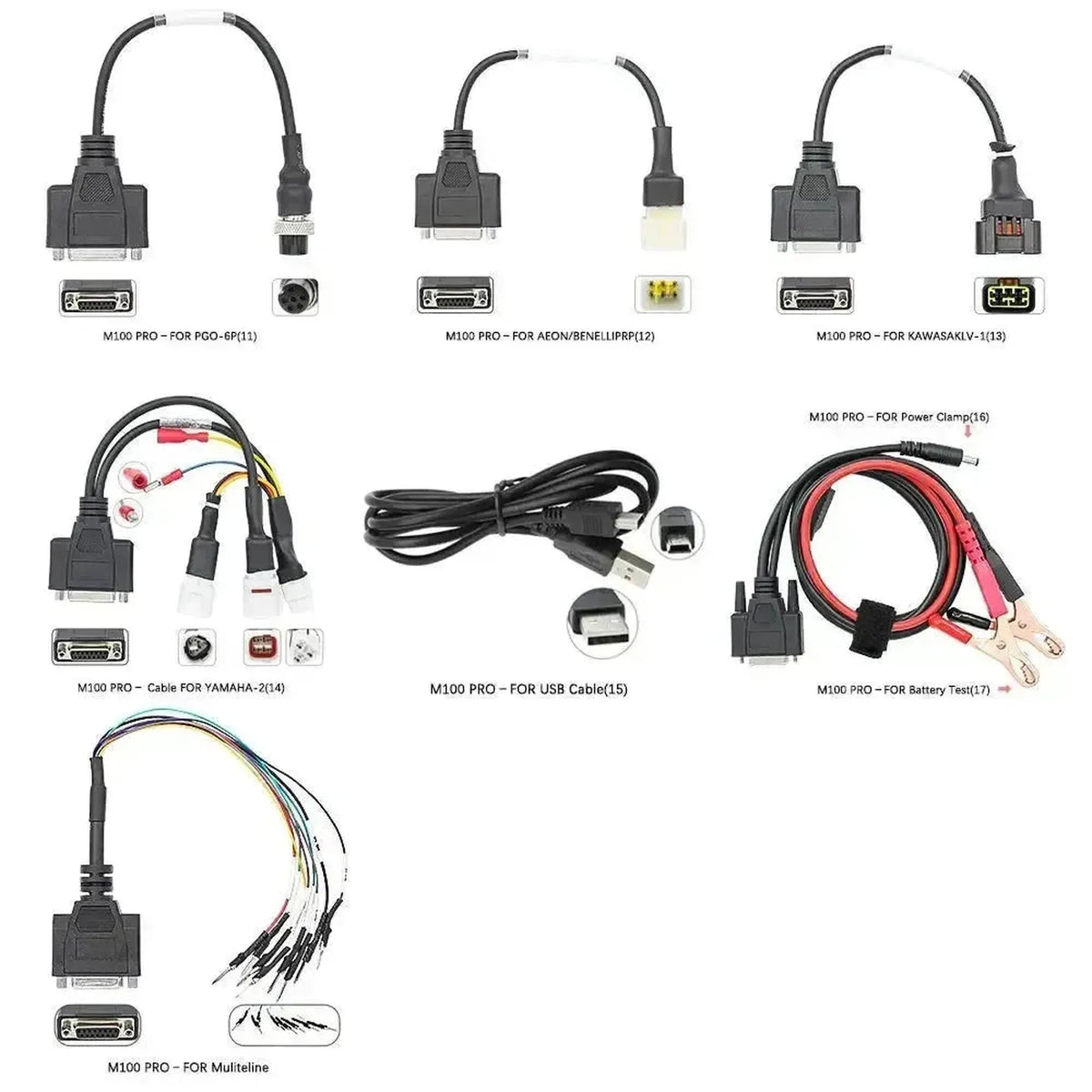JDiag M100 Pro Full motorkerékpár diagnosztikai eszköz