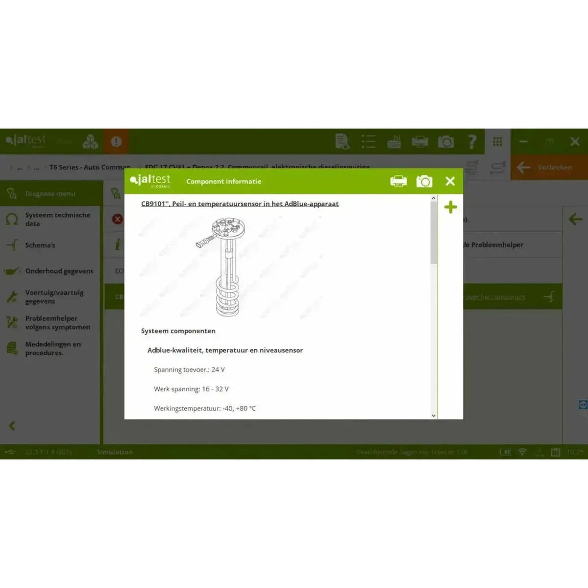 Jaltest AGV (Agricultural) Diagnosztikai Eszköz