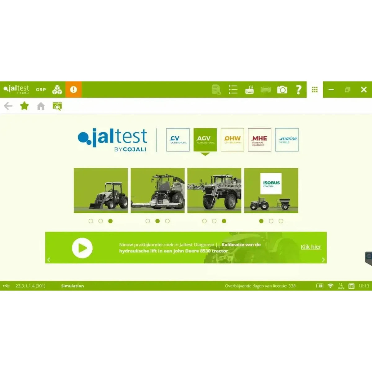 Jaltest AGV (Agricultural) Diagnosztikai Eszköz