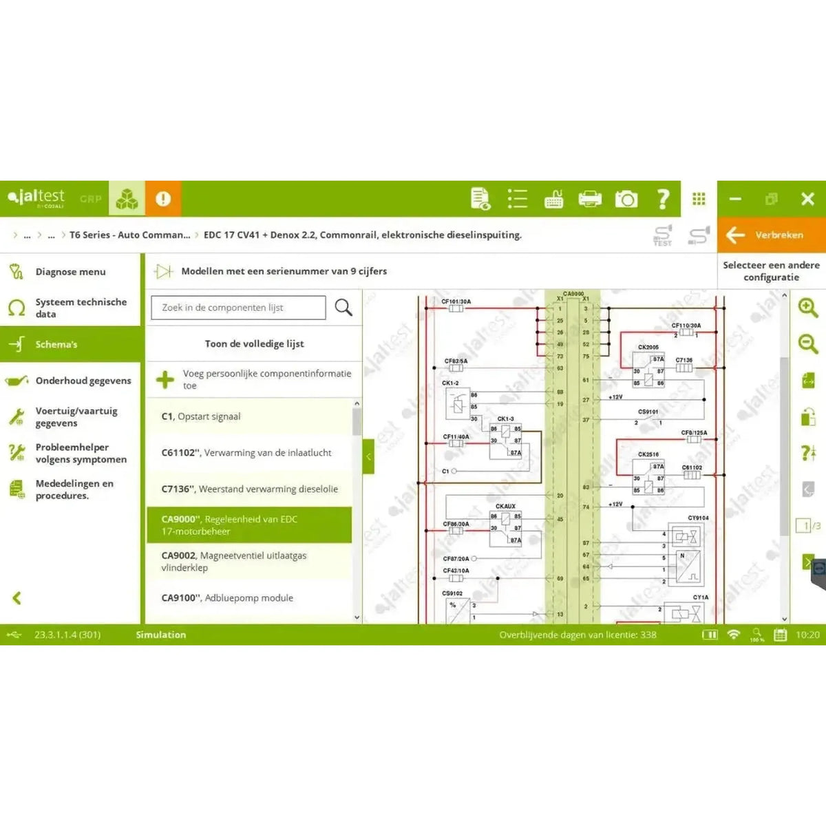 Jaltest AGV (Agricultural) Diagnosztikai Eszköz