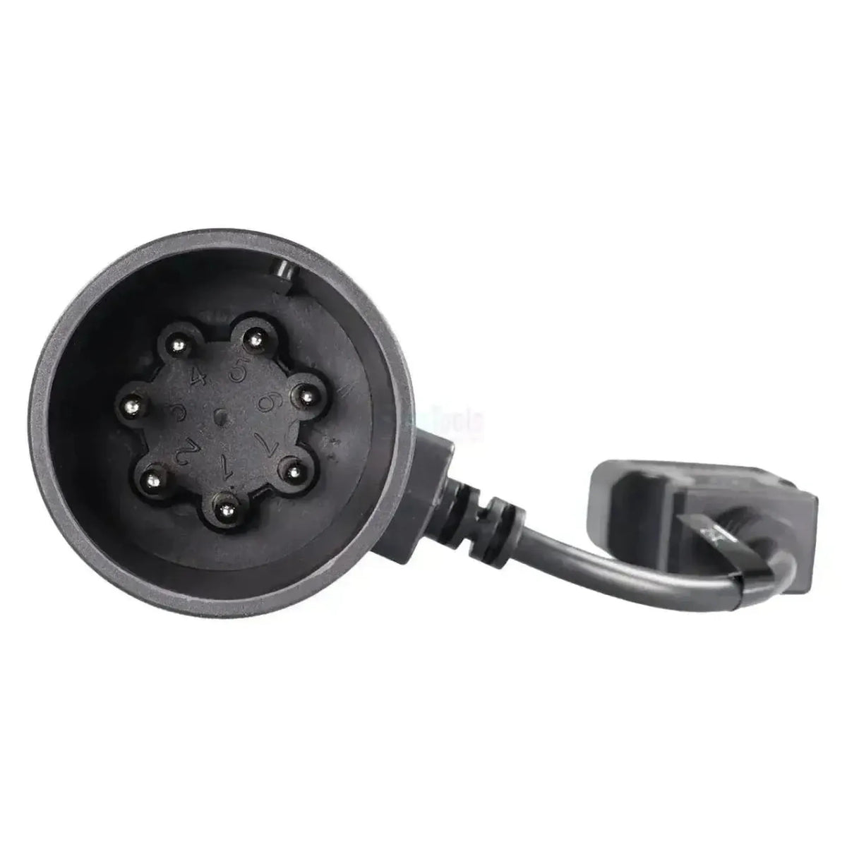 Jaltest (JDC110A) | 7+7-tűs (CAN ISO 7638-1) - 16-tűs OBD2 adapter | Utánfutó