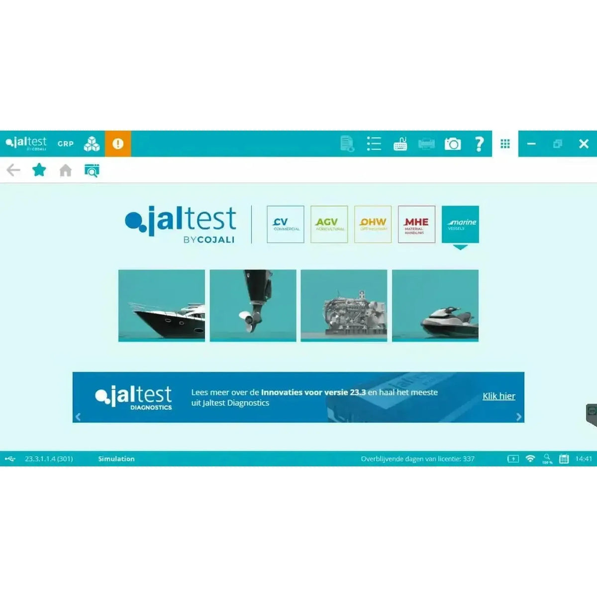 Jaltest Marine (Full) diagnosztikai készülék