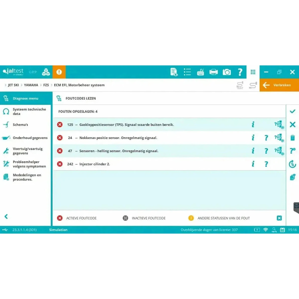 Jaltest Marine (Full) diagnosztikai készülék