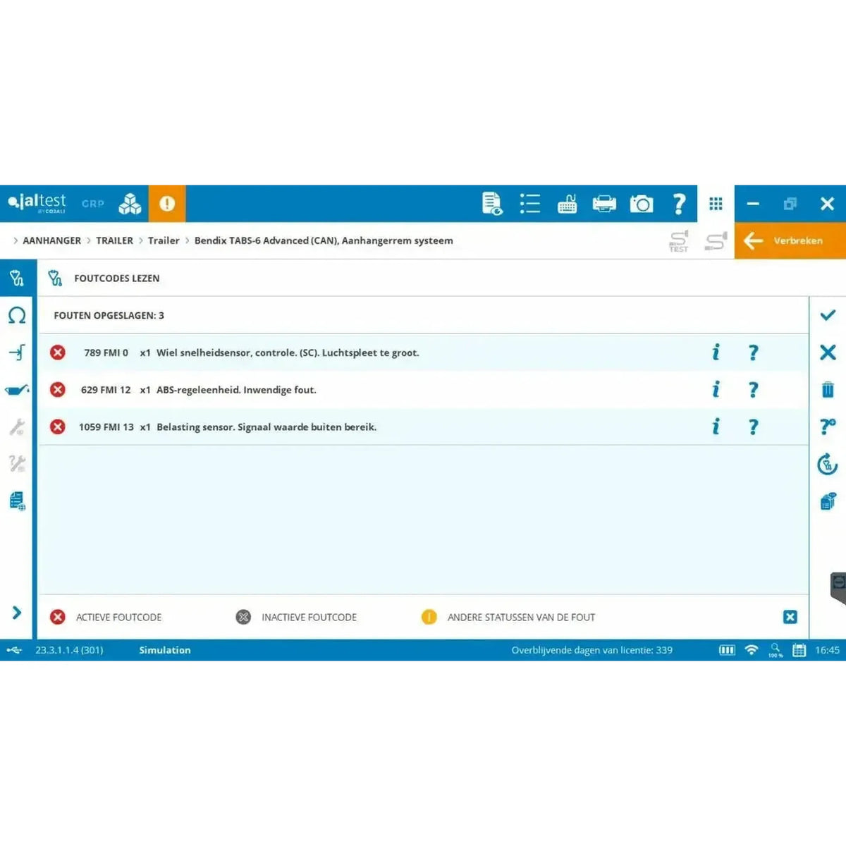 Jaltest Trailer Diagnosztikai Készülék