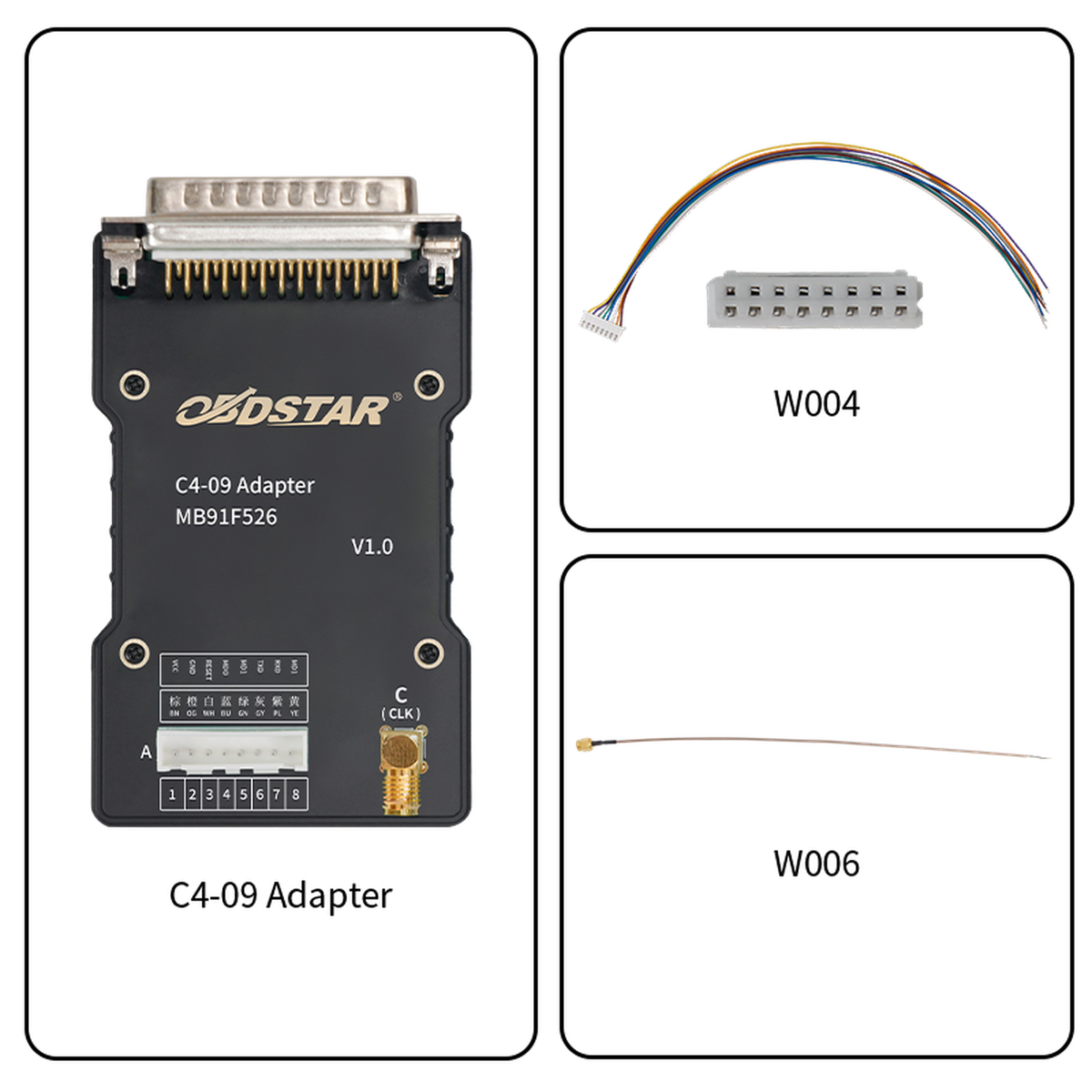 OBDSTAR (C4-09) | Adapterkit (MB91F526) | Kiegészítések