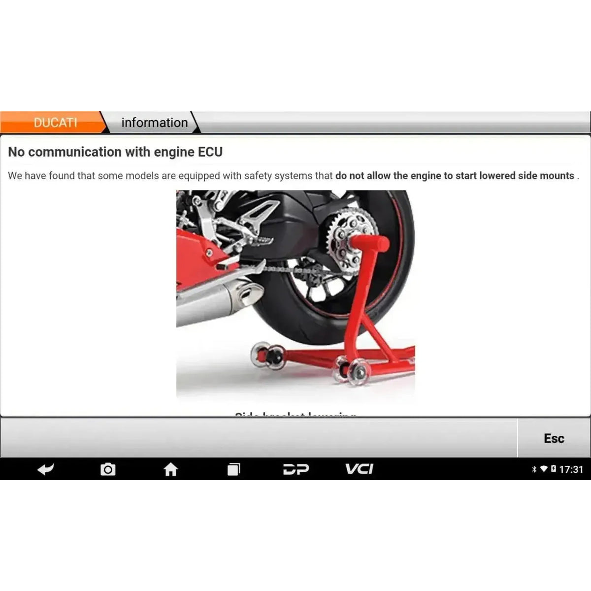 OBDSTAR IScan Ducati | Diagnosztikai készülék | Motorkerékpár