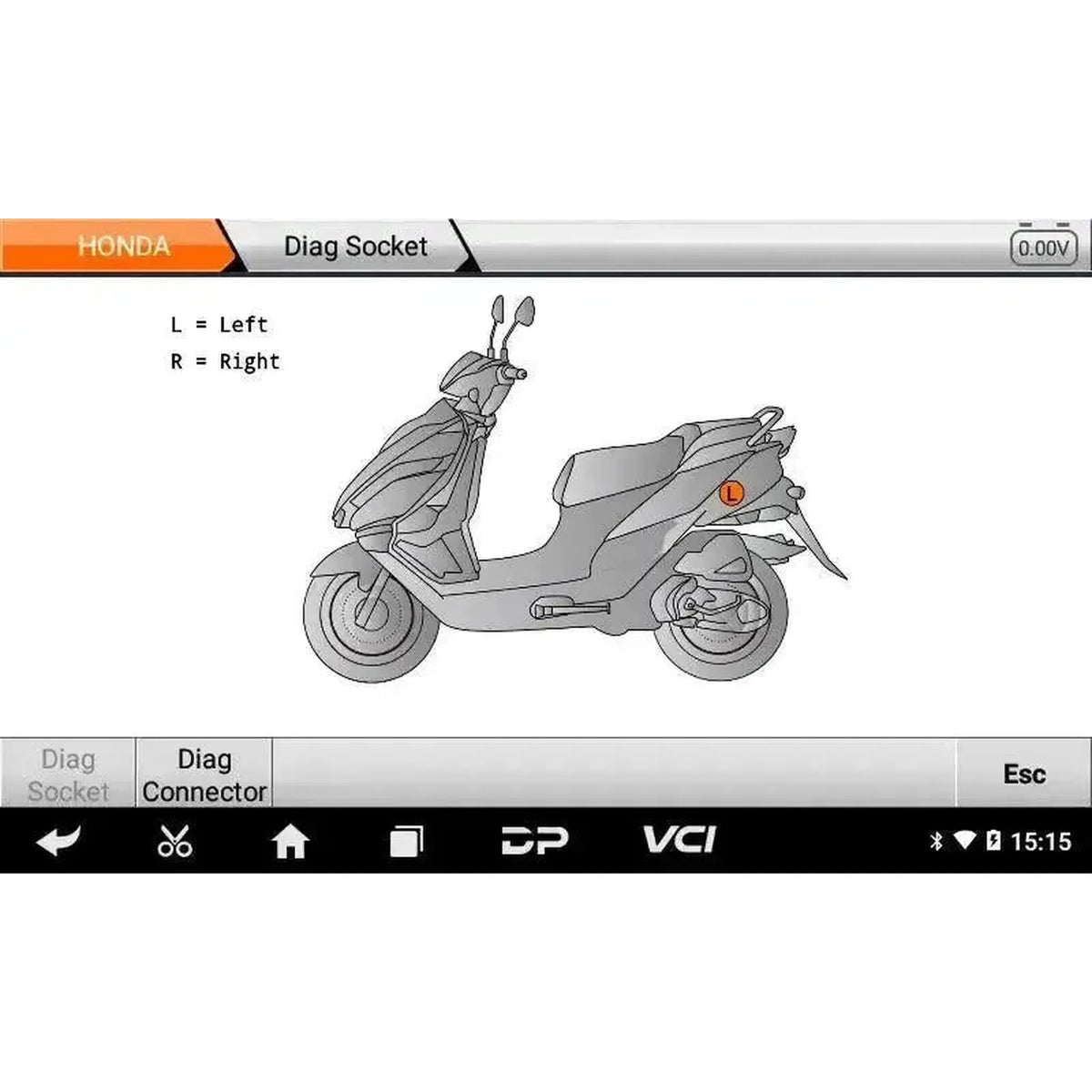 OBDSTAR IScan Japan | Diagnosztikai Készülék | Segédmotor/Motorkerékpár