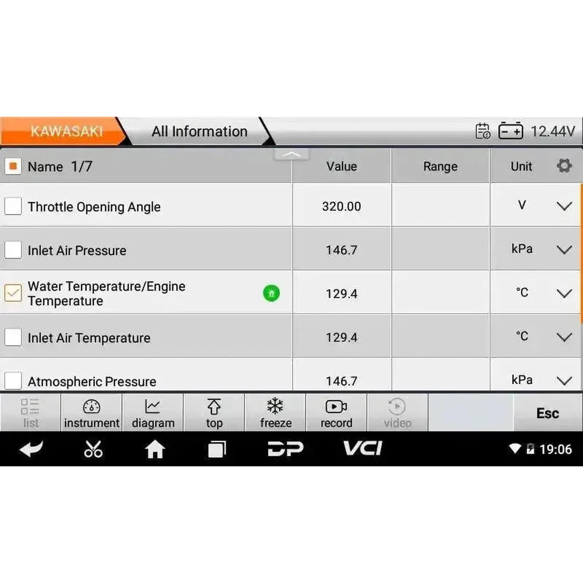 OBDSTAR IScan Kawasaki (Marine) | Diagnosztikai készülék | Motorcsónak