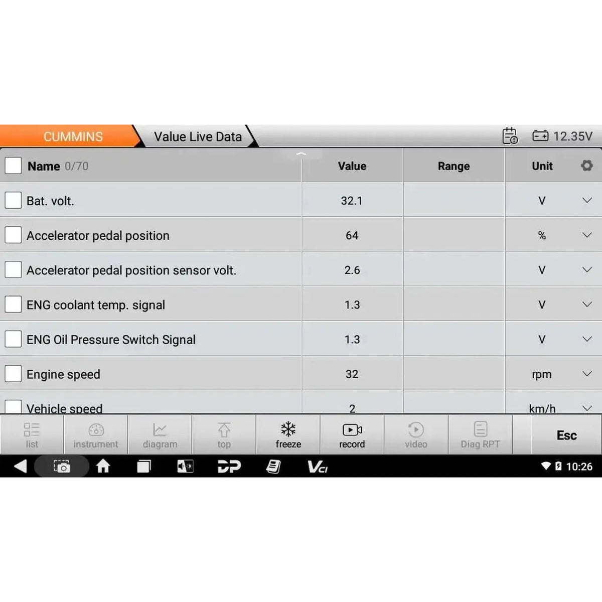 OBDSTAR IScan Pro Cummins (Marine) | Diagnosztikai készülék | Motorcsónak