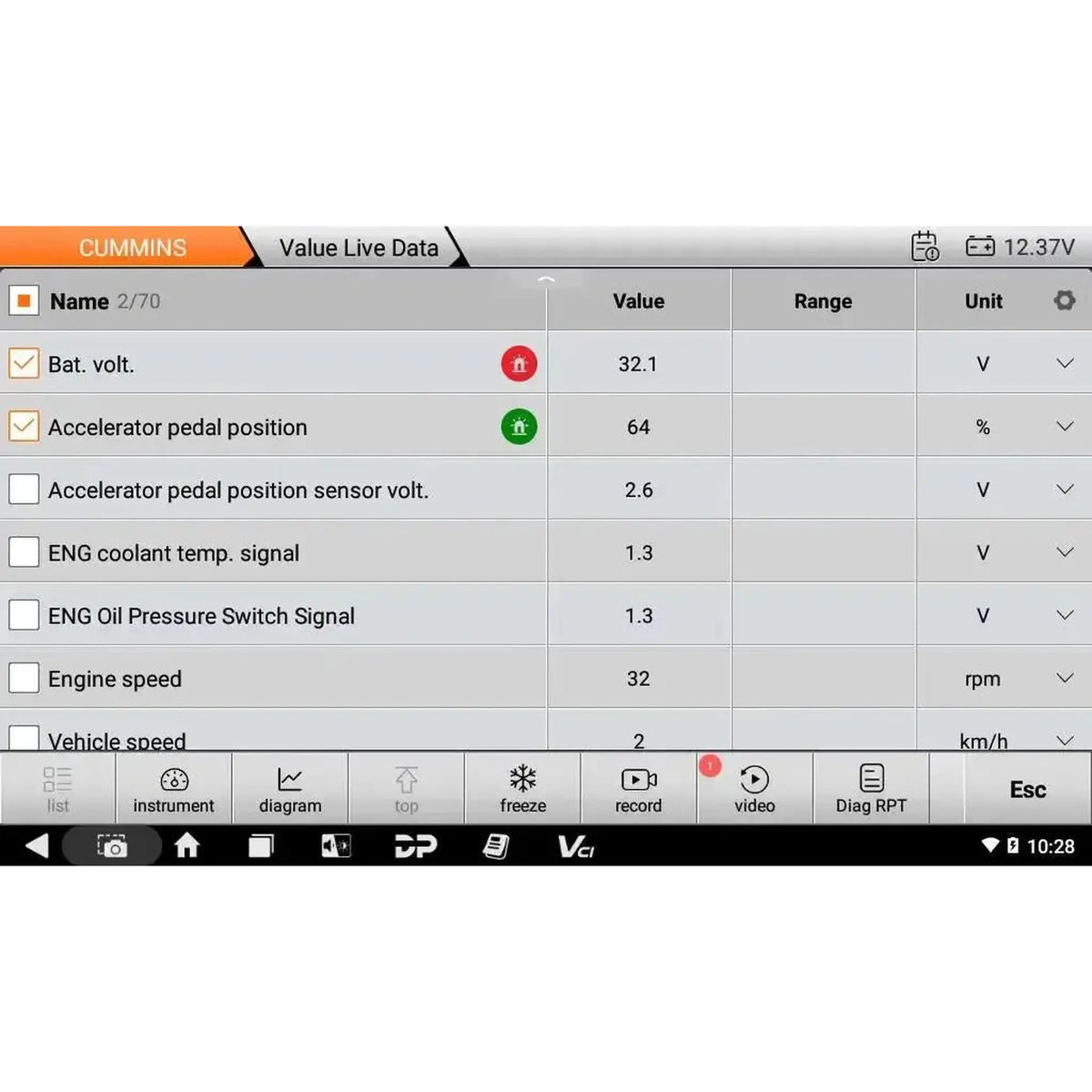 OBDSTAR IScan Pro Cummins (Marine) | Diagnosztikai készülék | Motorcsónak