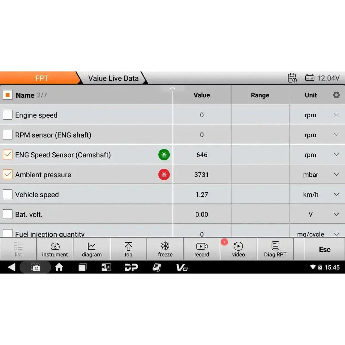 OBDSTAR IScan Pro FPT (Marine) | Diagnosztikai eszköz | Motorcsónak
