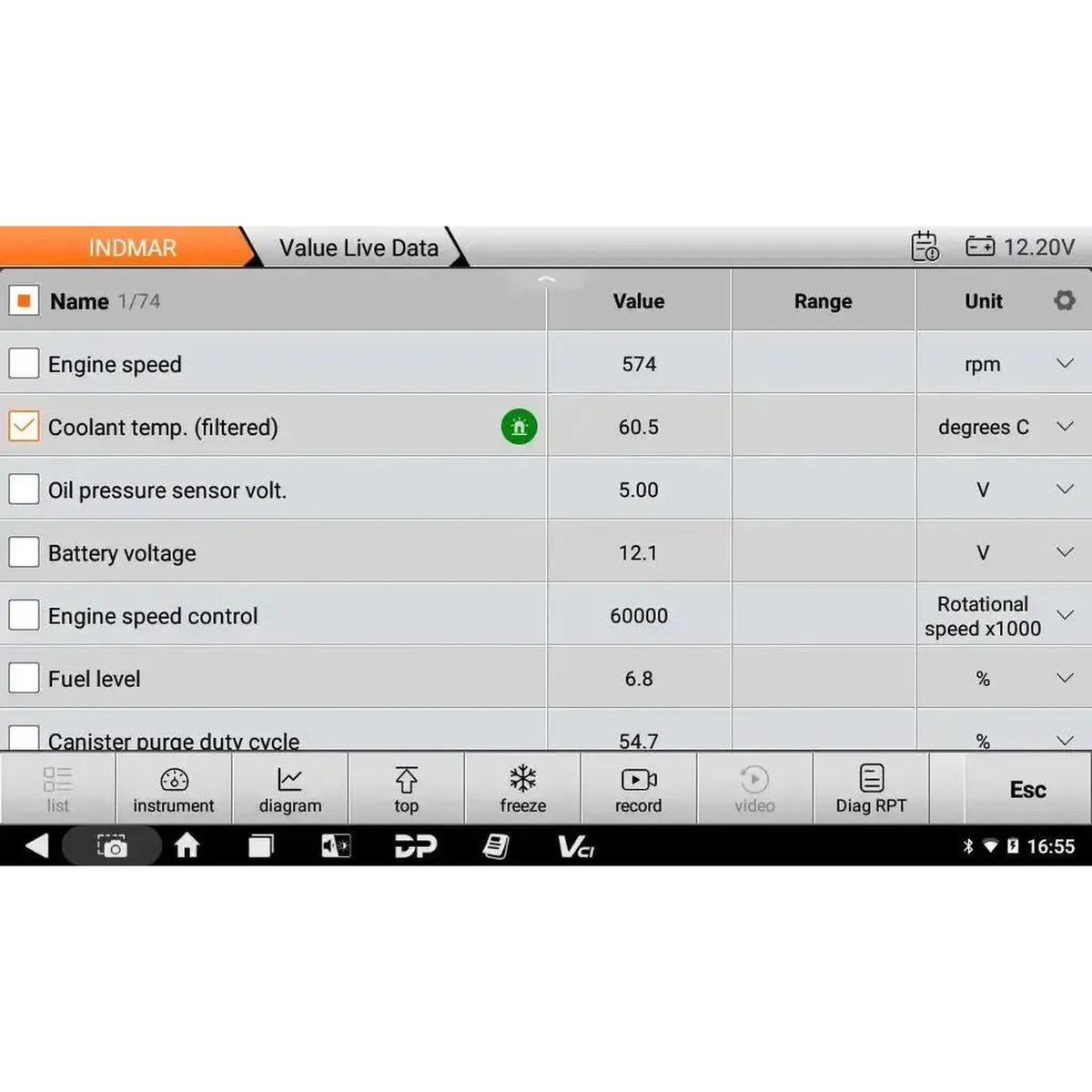 OBDSTAR IScan Pro Indmar (Marine) | Diagnosztikai eszköz | Motorcsónak