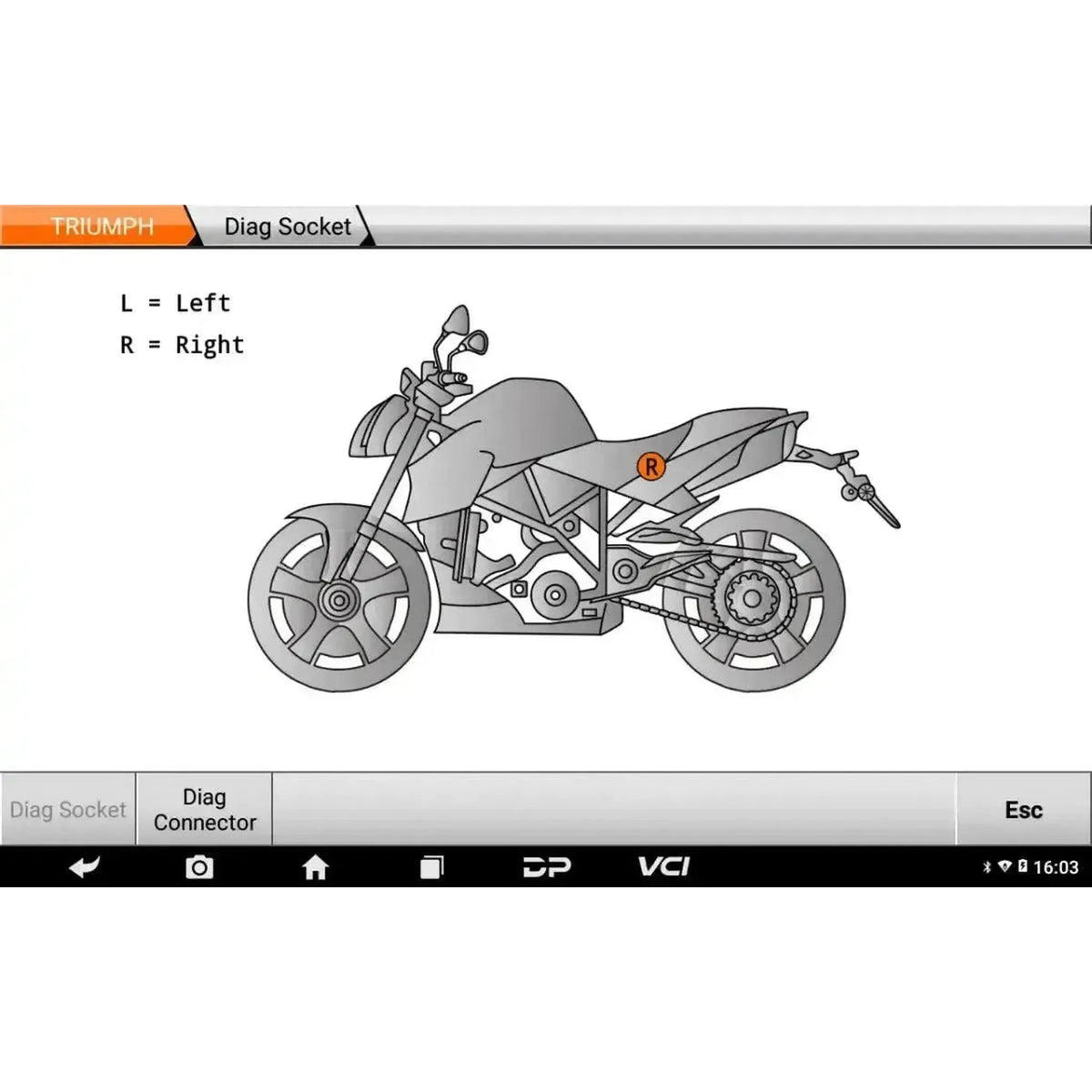 OBDSTAR IScan Triumph | Diagnosztikai eszköz | Motorkerékpár
