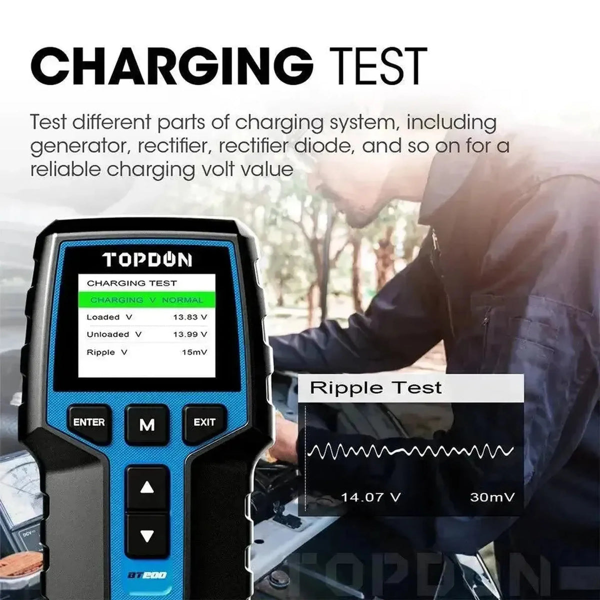 Topdon BT200 | Akkumulátor teszter