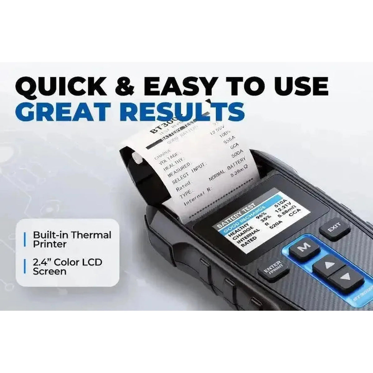 Topdon BT300P | Akkumulátortester