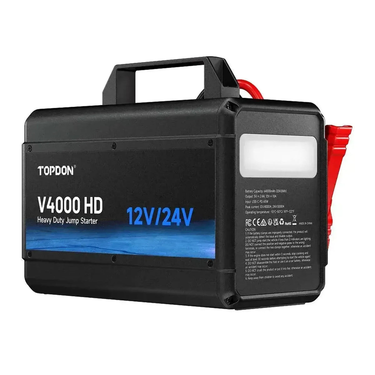 Topdon V4000 HD | Indítóasszisztens