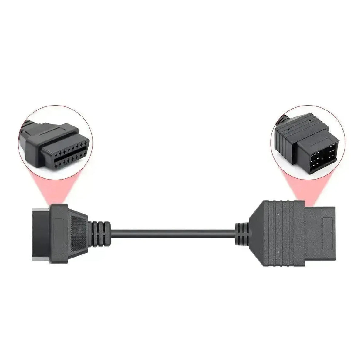 Toyota 17-tüskés OBD1 – 16-tüskés OBD2 adapter kábel | Személyautó
