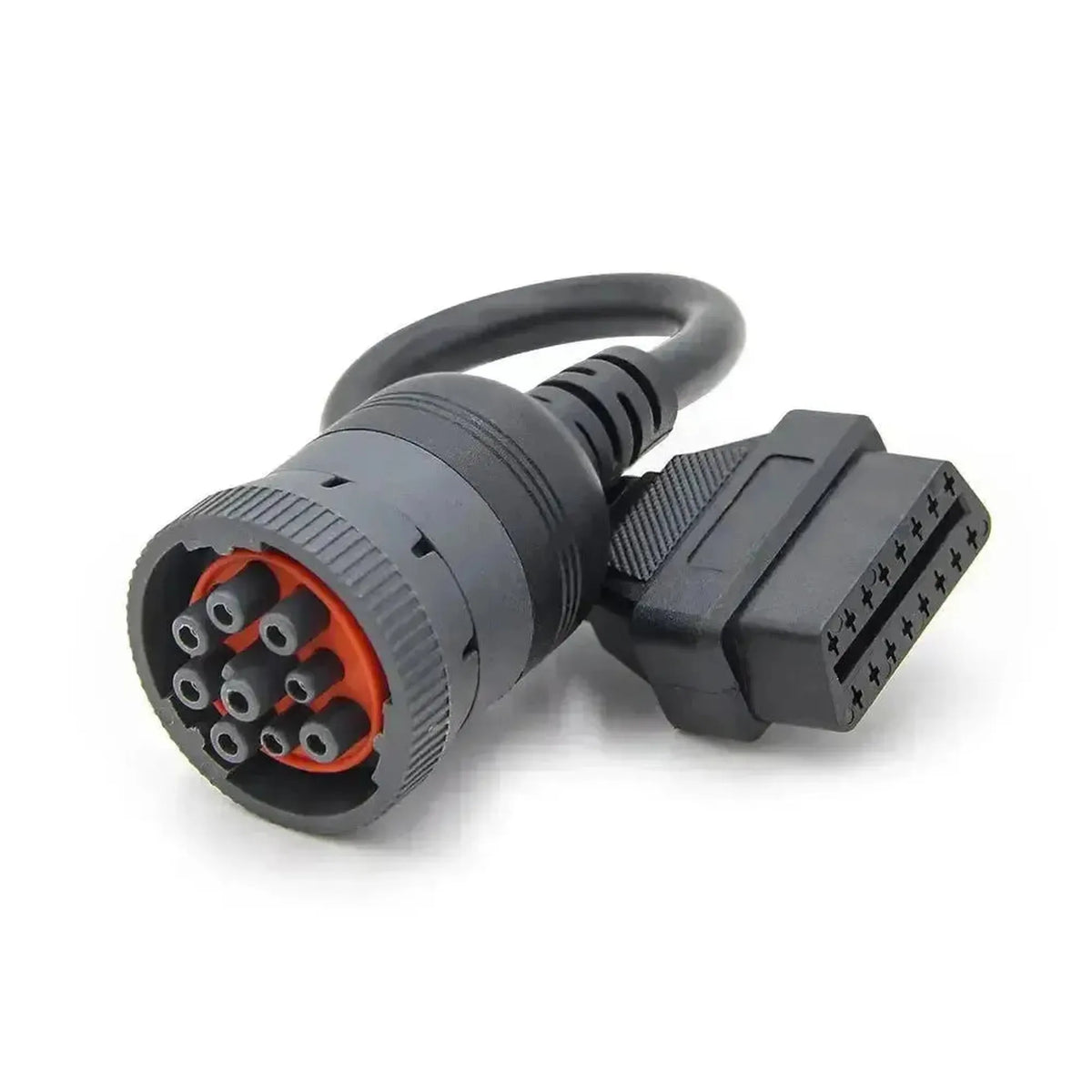 Univerzális 9-pin J1939 – 16-pin OBD2 adapter kábel | Üzemi- és munkagépjárművek
