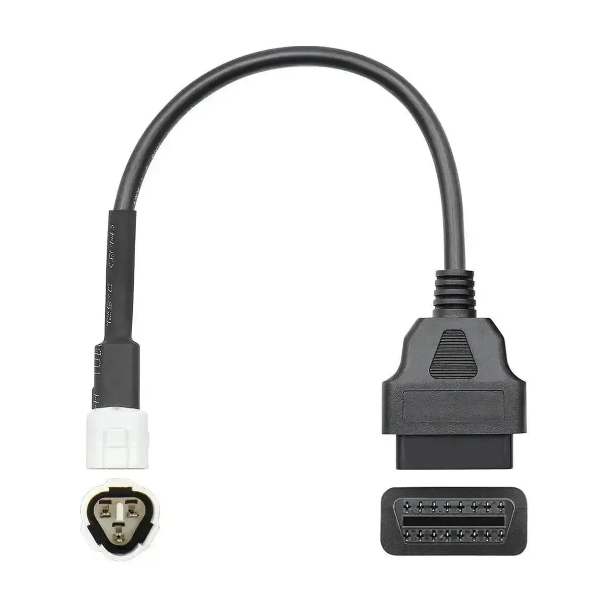 Yamaha 3-tüskés OBD – 16-tüskés OBD2 adapter kábel | Motorkerékpár